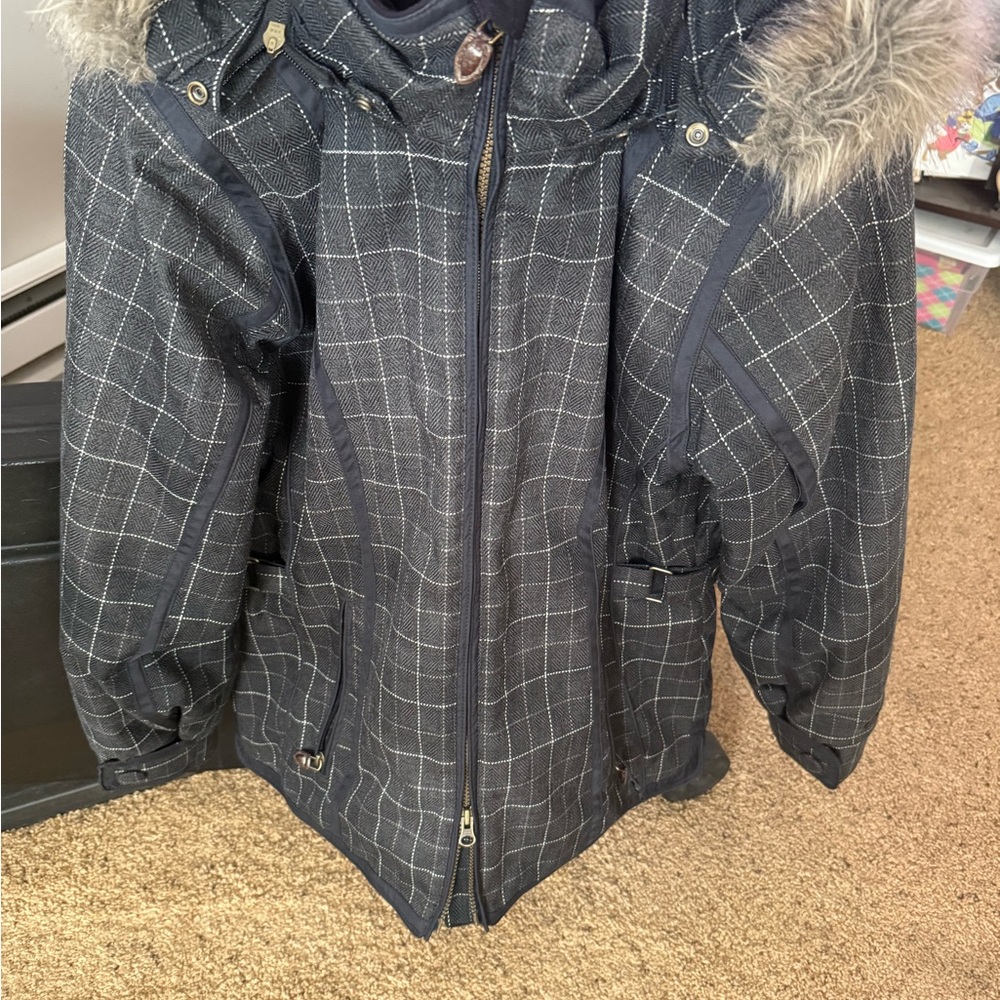 Obermeyer Ski Jacket with Faux Fur Hood